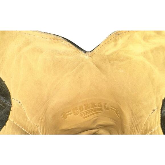 Corral Boots A1969 Women’s 9 M Inlaid Purple Cross & Wings Western Cowboy Y2K - Picture 9 of 10